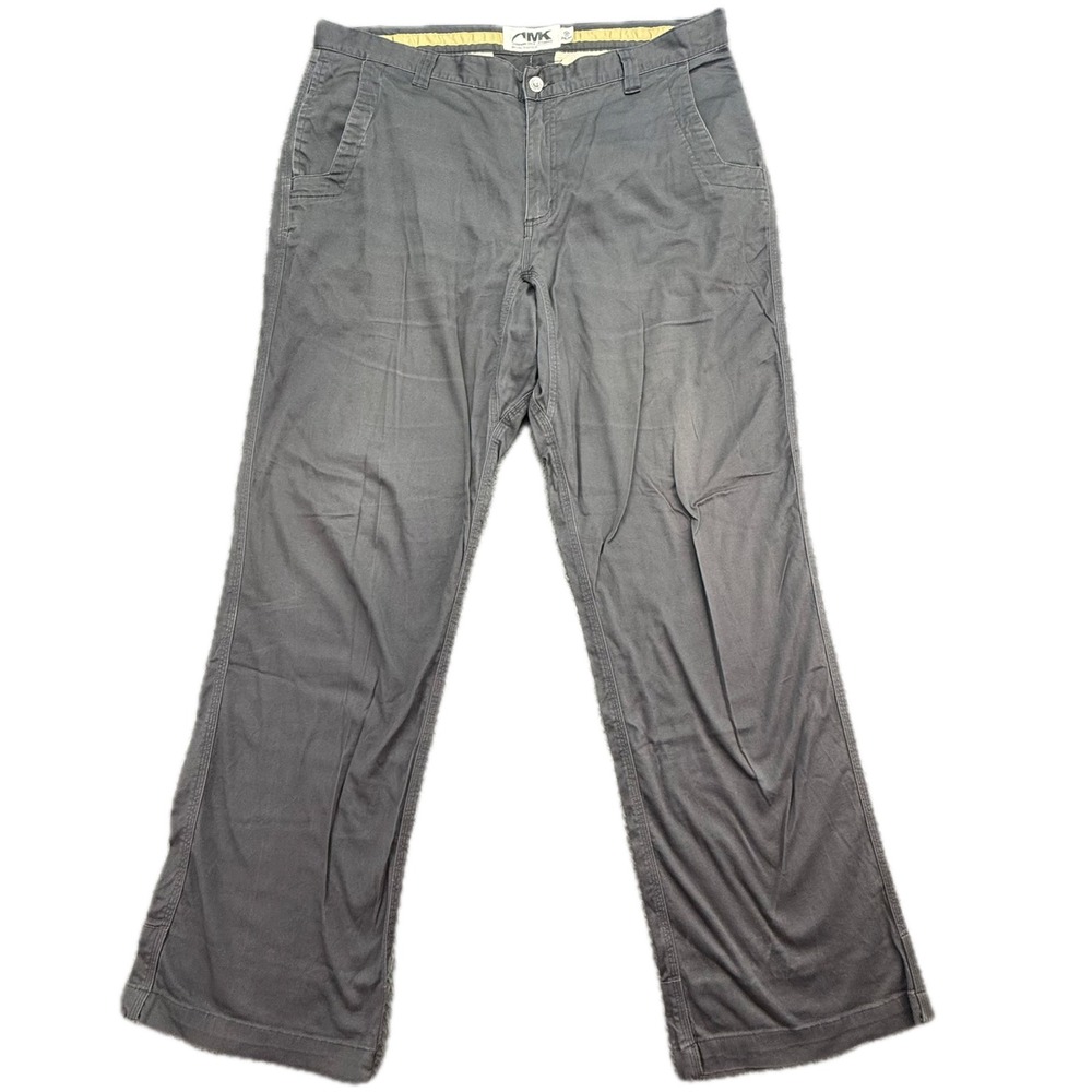 Mountain Khakis Pants Mens 38x34 Gray Jackson Hole Wyoming Cotton Stretch 11107